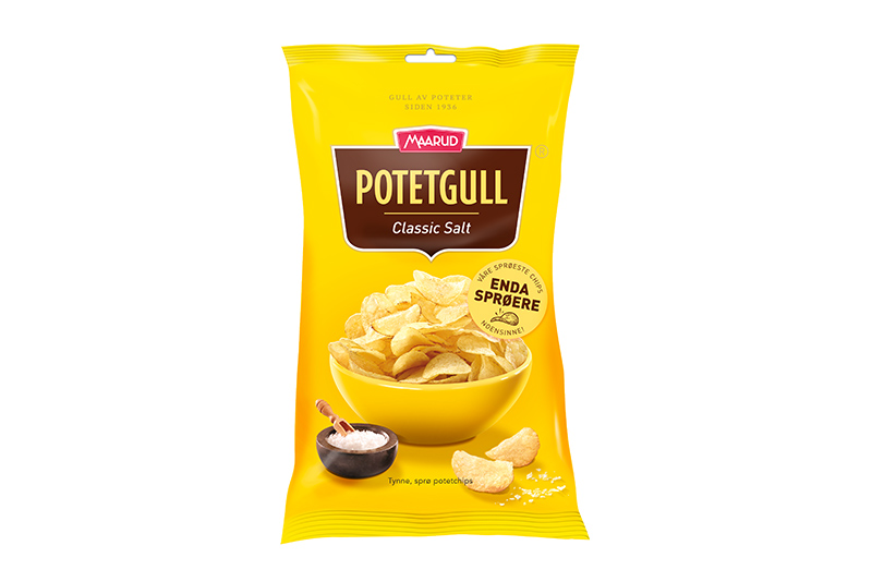 Salt potetgull 40g