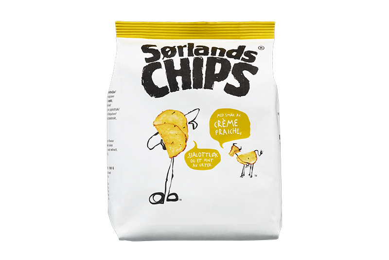 Sørlandschips creme fraiche