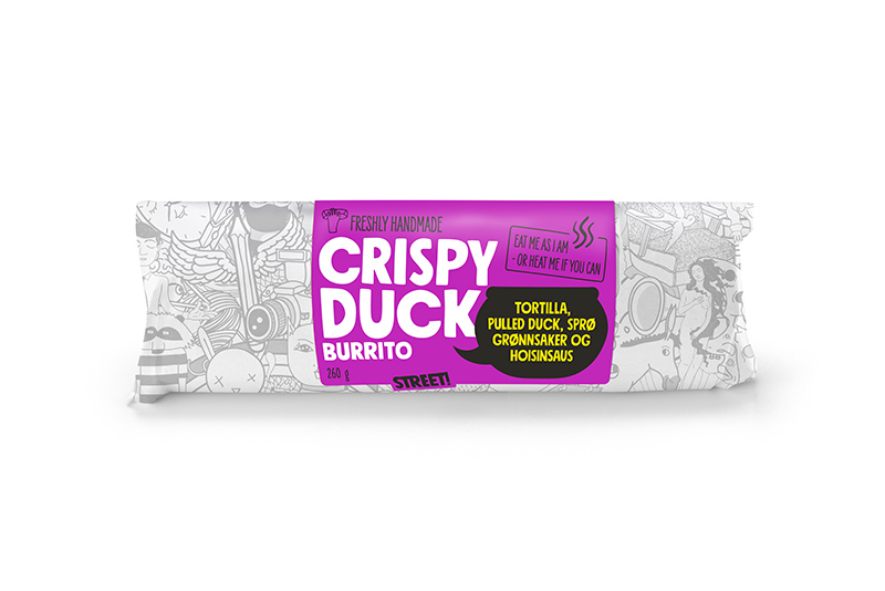 Street burrito crispy duck