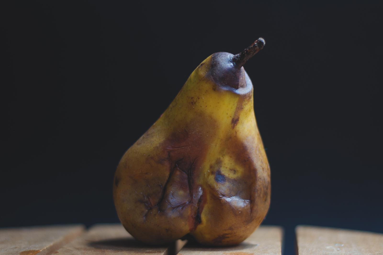 Rotten pear